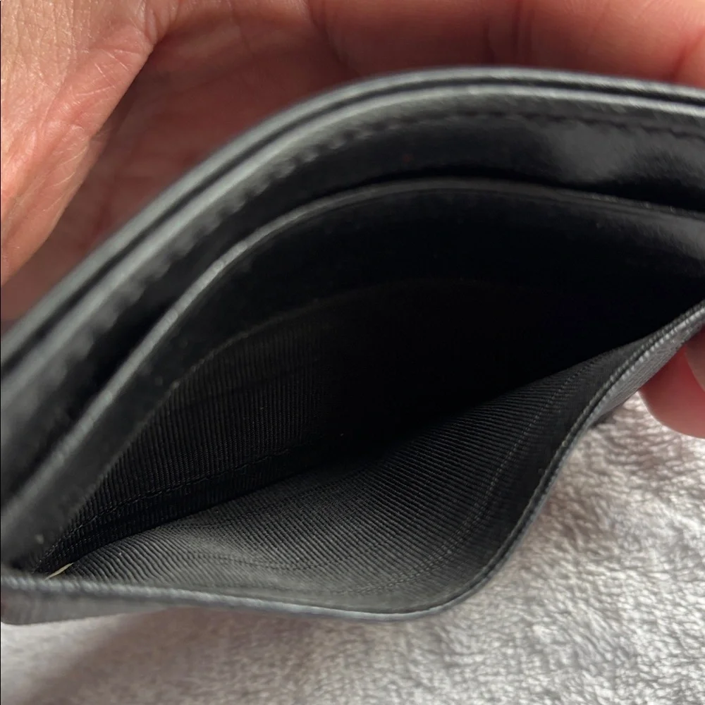 Gucci Card Case with Interlocking G in black GG Supreme canvas